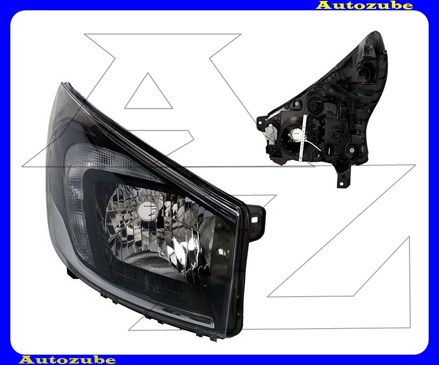 Fényszóró jobb (H4/W21/5W) nappali fénnyel, motorral {TYC} Fényszóró jobb (H4/W21/5W) nappali fénnyel, motorral {TYC}