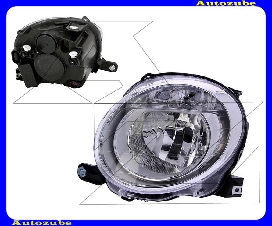 Fényszóró tompított bal (H7) motorral {TYC} (felső) Fényszóró tompított bal (H7) motorral {TYC} (felső)