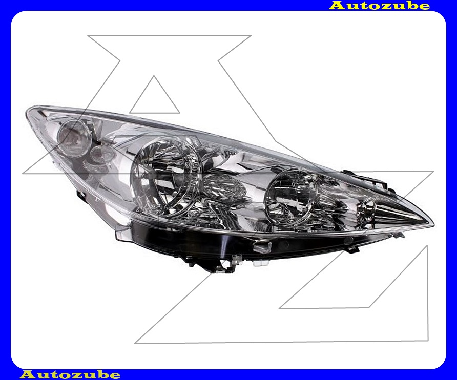 Fényszóró jobb (H7/H1) motorral {TYC} Fényszóró jobb (H7/H1) motorral {TYC}