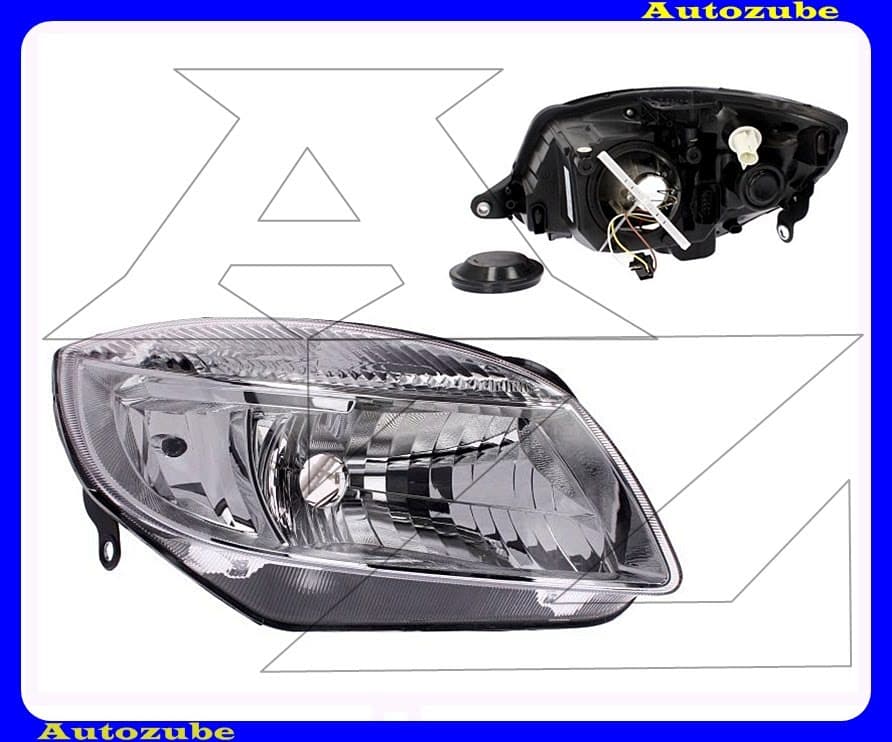 Fényszóró jobb (H4) motorral {TYC} Fényszóró jobb (H4) motorral {TYC}