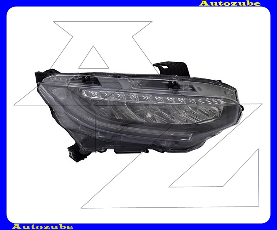 Fényszóró jobb (LED) nappali fénnyel, motorral {DEPO} Fényszóró jobb (LED) nappali fénnyel, motorral {DEPO}