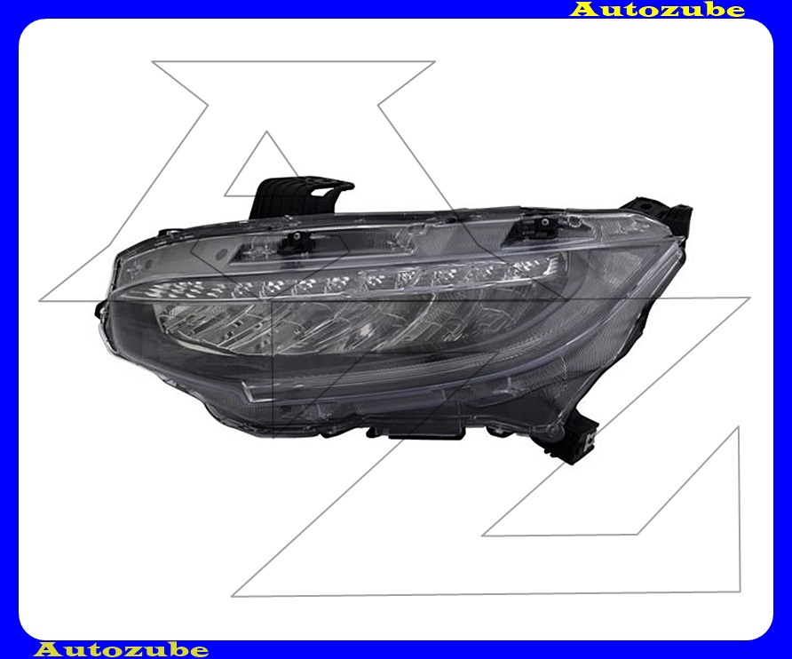 Fényszóró bal (LED) nappali fénnyel, motorral {DEPO} Fényszóró bal (LED) nappali fénnyel, motorral {DEPO}