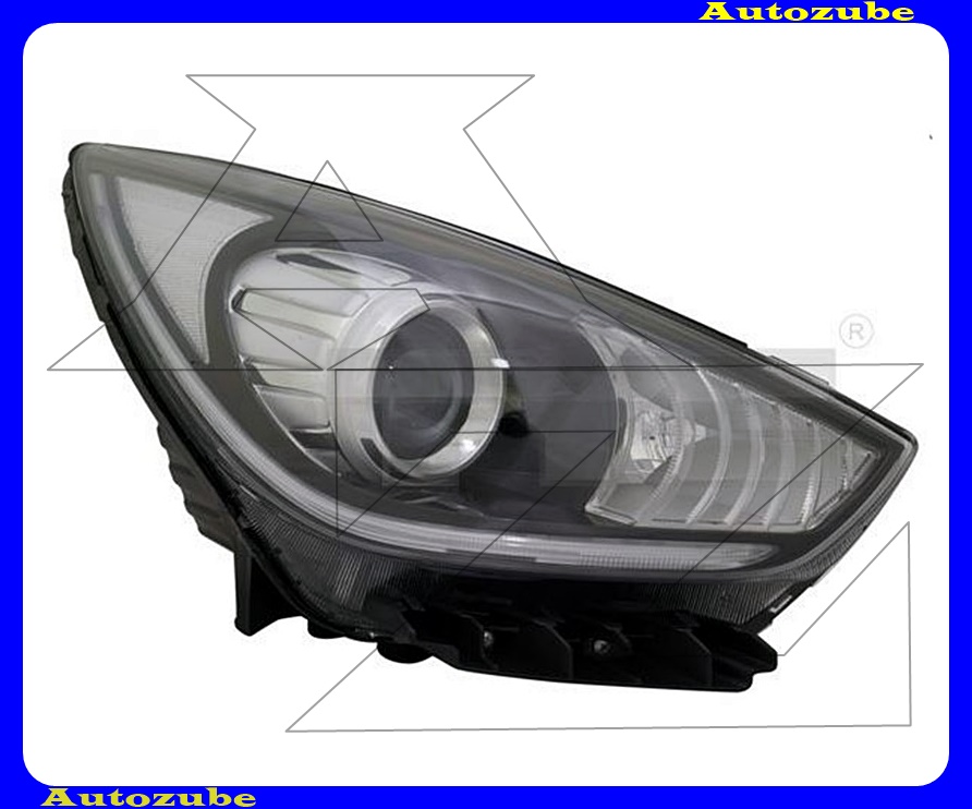 Fényszóró jobb (HB3/LED) motorral {TYC} Fényszóró jobb (HB3/LED) motorral {TYC}