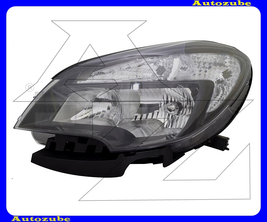 Fényszóró bal (HB3/H7) fekete házas, motorral {TYC} Fényszóró bal (HB3/H7) fekete házas, motorral {TYC}