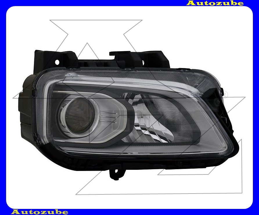 Fényszóró jobb (H7/H7) motorral {TYC} Fényszóró jobb (H7/H7) motorral {TYC}