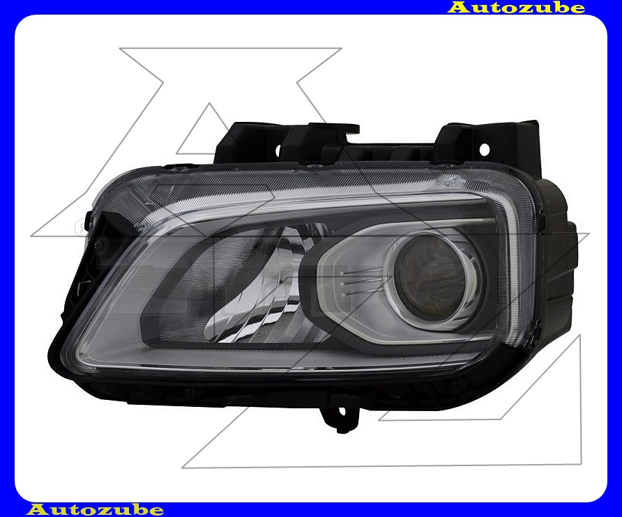 Fényszóró bal (H7/H7) motorral {TYC} Fényszóró bal (H7/H7) motorral {TYC}