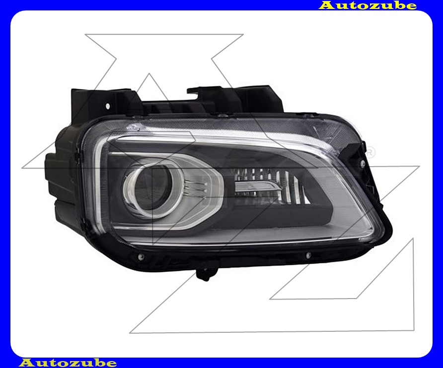 Fényszóró jobb (H7/LED) motorral {TYC} Fényszóró jobb (H7/LED) motorral {TYC}