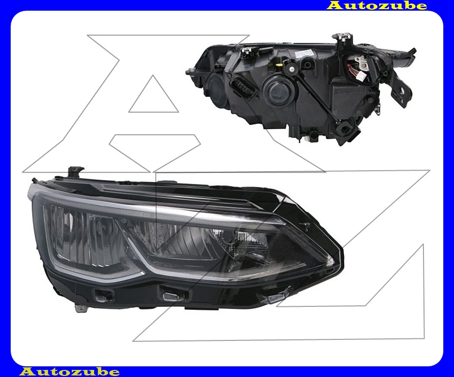 Fényszóró jobb (LED) elektronika nélkül, motorral {TYC} Fényszóró jobb (LED) elektronika nélkül, motorral {TYC}