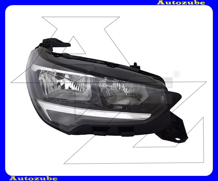 Fényszóró jobb (H7/H15) motorral {DEPO} Fényszóró jobb (H7/H15) motorral {DEPO}