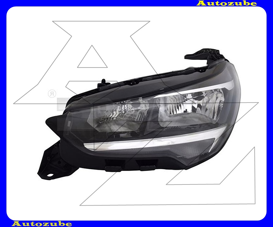 Fényszóró bal (H7/H15) motorral {DEPO} Fényszóró bal (H7/H15) motorral {DEPO}