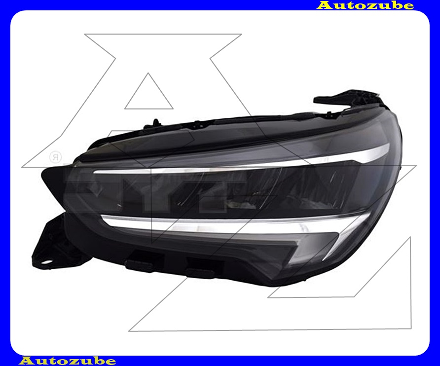 Fényszóró bal (LED) Villanymotorral,LED vezérlő nélkül tompított/távfényszóróhoz,LED vezérlő nélkül nappali fényhez/helyzetjelzőhöz {TYC} Fényszóró bal (LED) Villanymotorral,LED vezérlő nélkül tompított/távfényszóróhoz,LED vezérlő nélkül nappali fényhez/helyzetjelzőhöz {TYC}