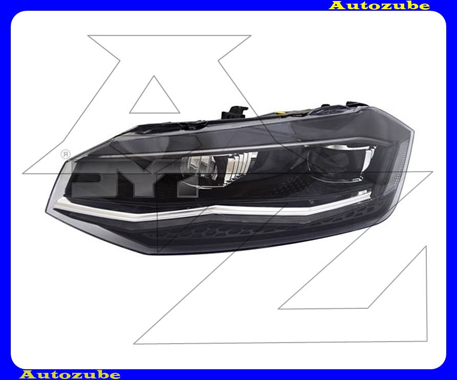 Fényszóró bal (LED) motorral, vezérlőegység nélkül {TYC} Fényszóró bal (LED) motorral, vezérlőegység nélkül {TYC}