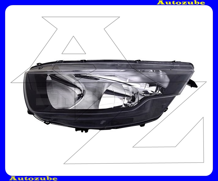 Fényszóró bal (H7/H1) fekete házas, motorral {TYC} Fényszóró bal (H7/H1) fekete házas, motorral {TYC}