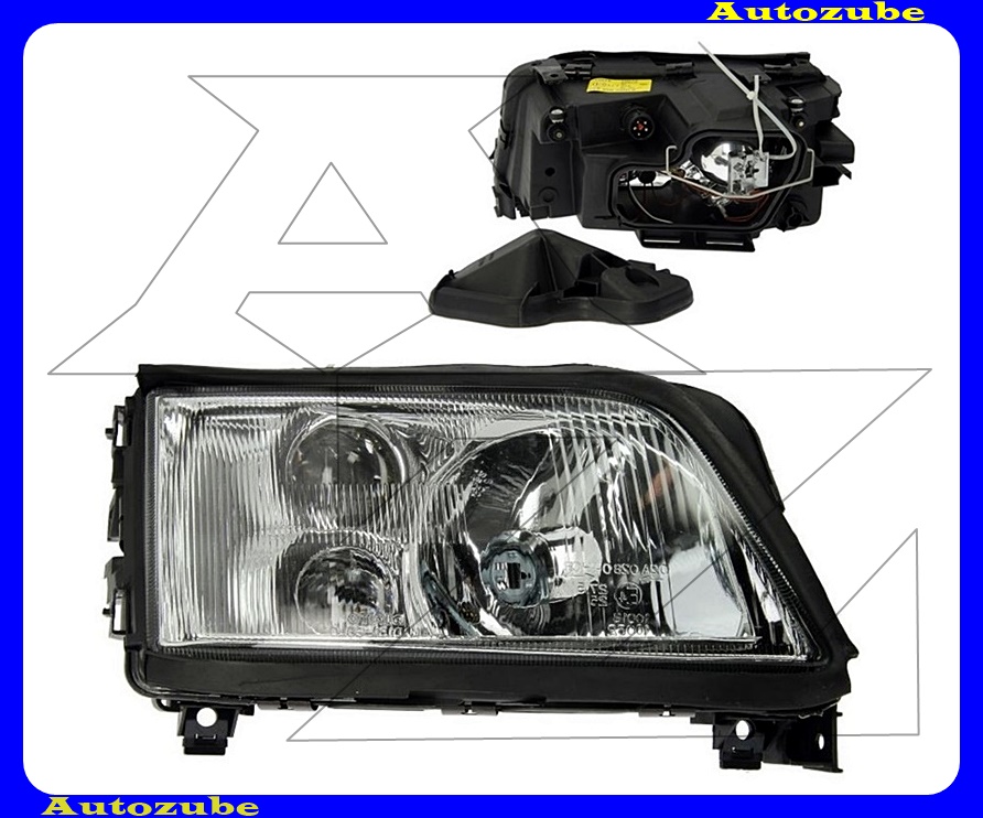 Fényszóró jobb ködlámpás (DE-2xH1/H3) (motor nélkül) {TYC} Fényszóró jobb ködlámpás (DE-2xH1/H3) (motor nélkül) {TYC}