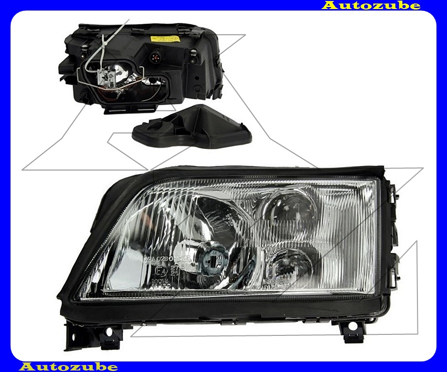 Fényszóró bal ködlámpás, (DE-2xH1/H3) (motor nélkül) {TYC} Fényszóró bal ködlámpás, (DE-2xH1/H3) (motor nélkül) {TYC}