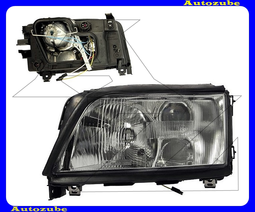 Fényszóró bal (DE-2xH1) kézi/elektromos állítású is. {TYC} Fényszóró bal (DE-2xH1) kézi/elektromos állítású is. {TYC}