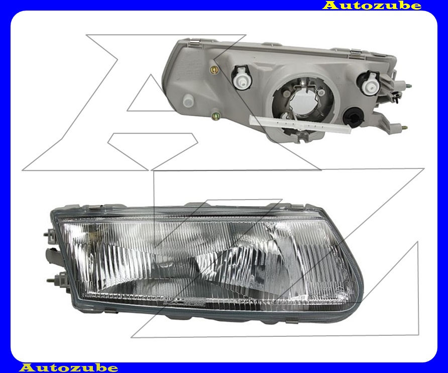 Fényszóró jobb (H4) (motor nélkül) {TYC} Fényszóró jobb (H4) (motor nélkül) {TYC}