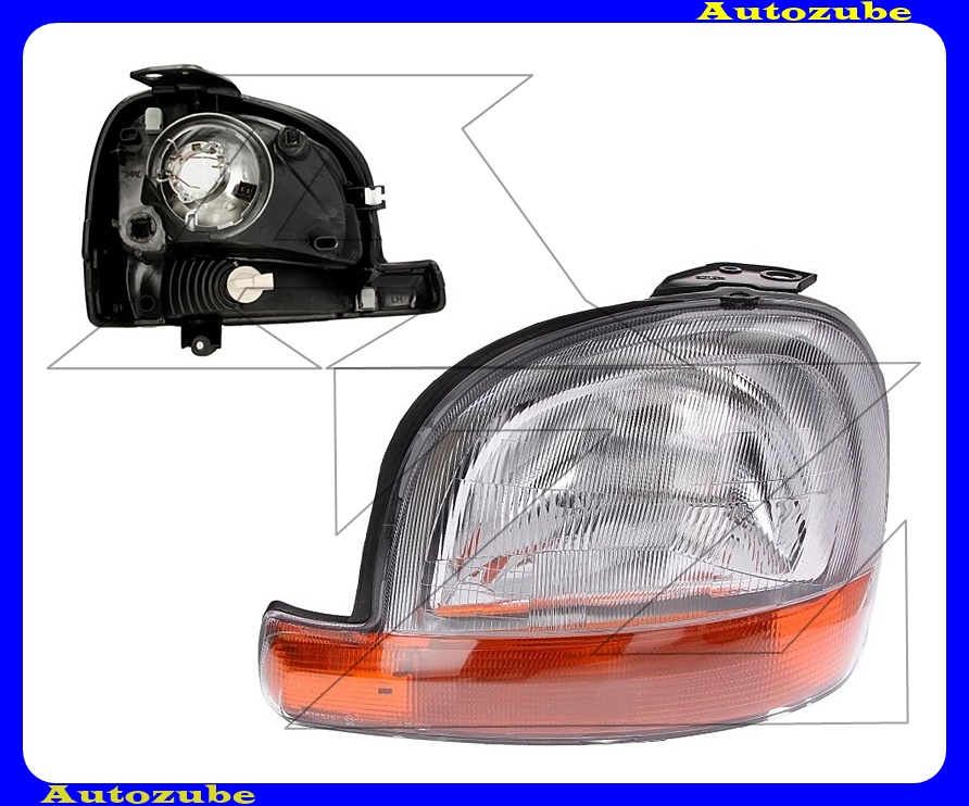 Fényszóró bal (H4) (motor nélkül) {TYC} Fényszóró bal (H4) (motor nélkül) {TYC}