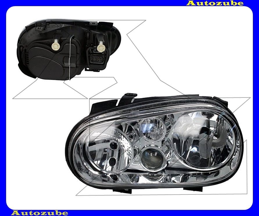 Fényszóró bal ködámpás (H7/H1/H3) (motor nélkül) {DEPO} R Fényszóró bal ködámpás (H7/H1/H3) (motor nélkül) {DEPO} R