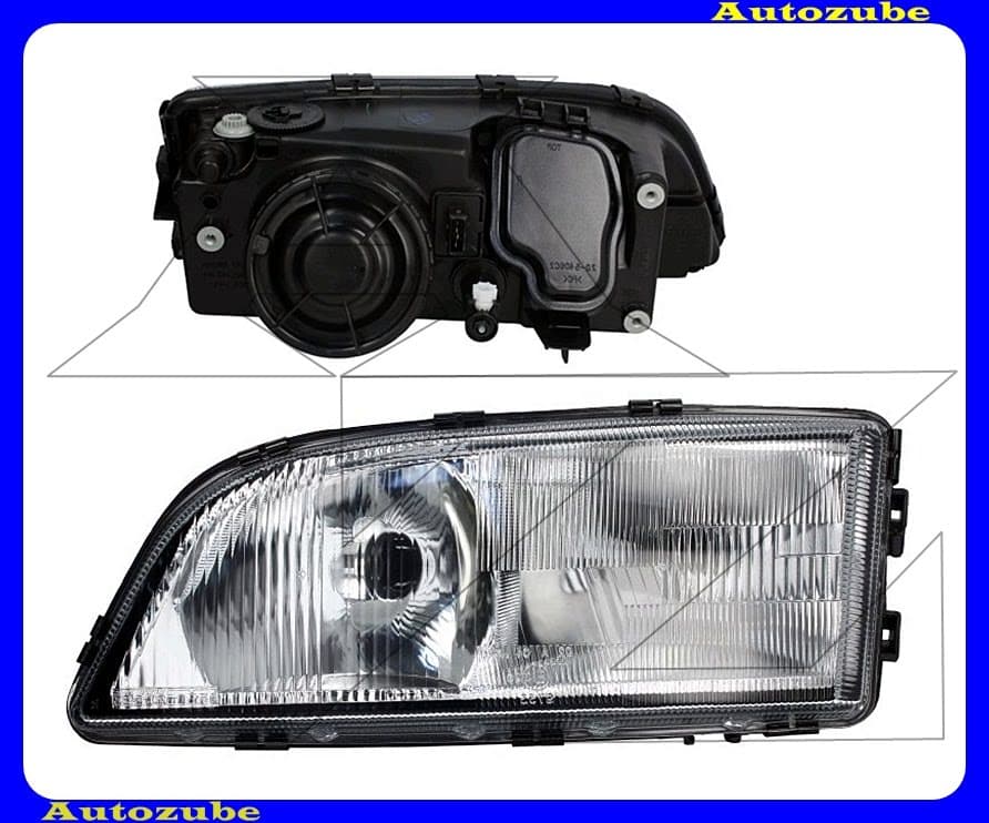 Fényszóró bal (H7/H7) kézi/elektromos állítású is. {TYC} Fényszóró bal (H7/H7) kézi/elektromos állítású is. {TYC}