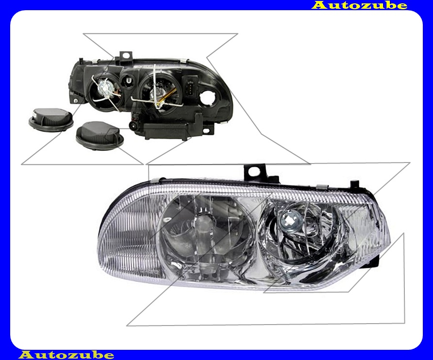 Fényszóró jobb (H7/H1) (motor nélkül) {TYC} Fényszóró jobb (H7/H1) (motor nélkül) {TYC}