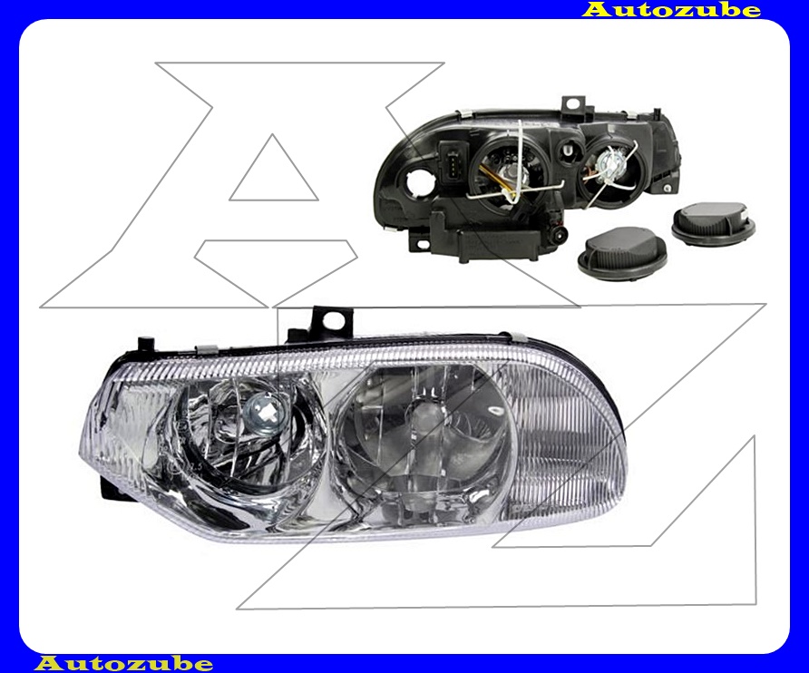 Fényszóró bal (H7/H1) (motor nélkül) {TYC} Fényszóró bal (H7/H1) (motor nélkül) {TYC}