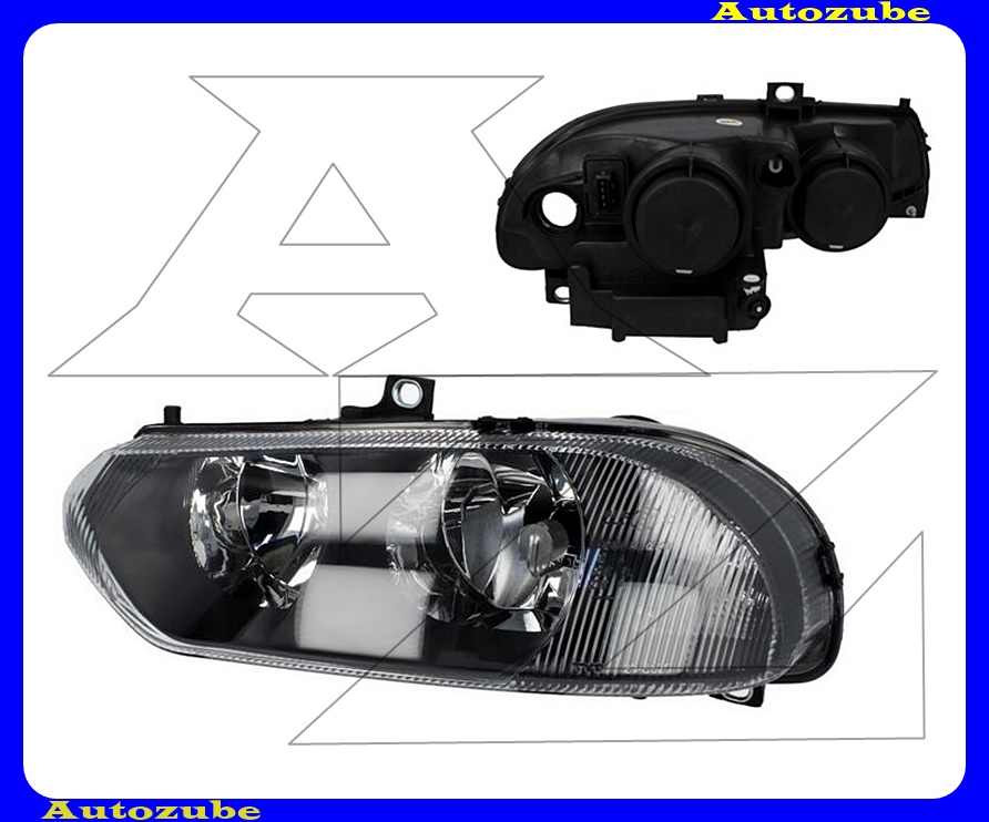 Fényszóró bal (H7/H1) fekete házas (motor nélkül) {TYC} Fényszóró bal (H7/H1) fekete házas (motor nélkül) {TYC}