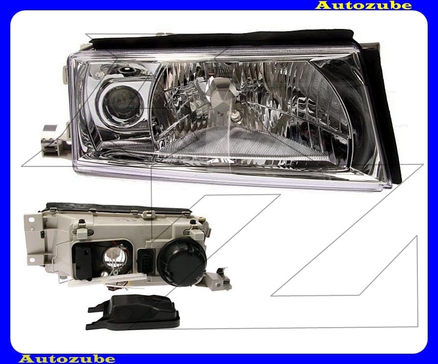 Fényszóró jobb, ködlámpás (H4/H3) motorral {TYC} Fényszóró jobb, ködlámpás (H4/H3) motorral {TYC}