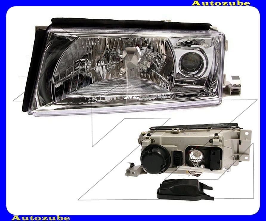 Fényszóró bal, ködlámpás (H4/H3) motorral {TYC} Fényszóró bal, ködlámpás (H4/H3) motorral {TYC}