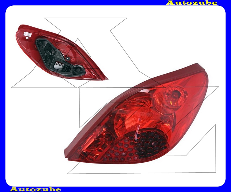 Hátsó lámpa jobb Hátsó lámpa jobb