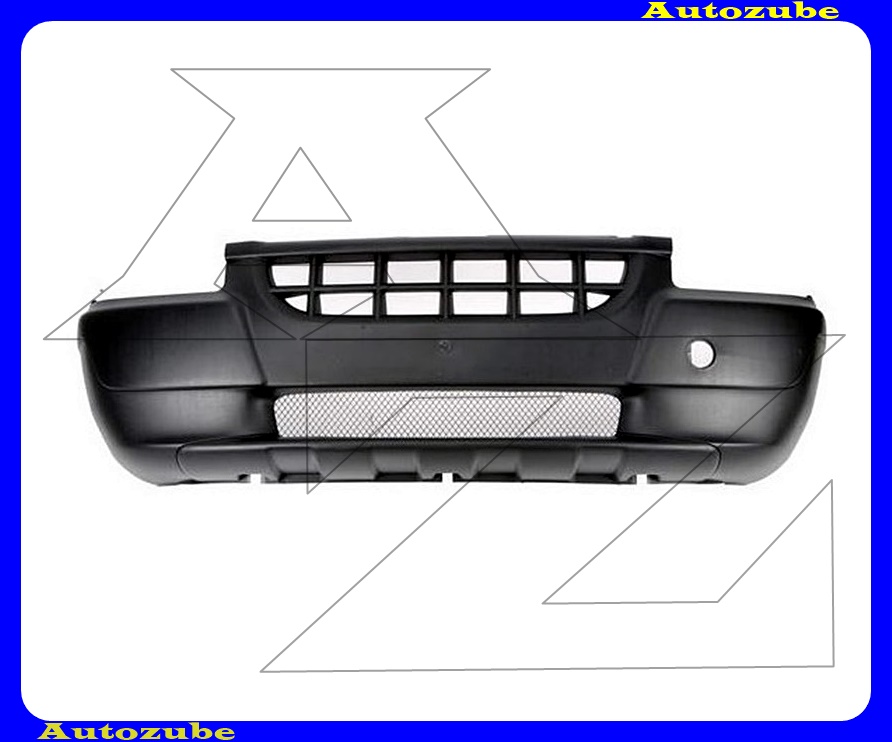 Első lökhárító fekete, alsó ráccsal Első lökhárító fekete, alsó ráccsal