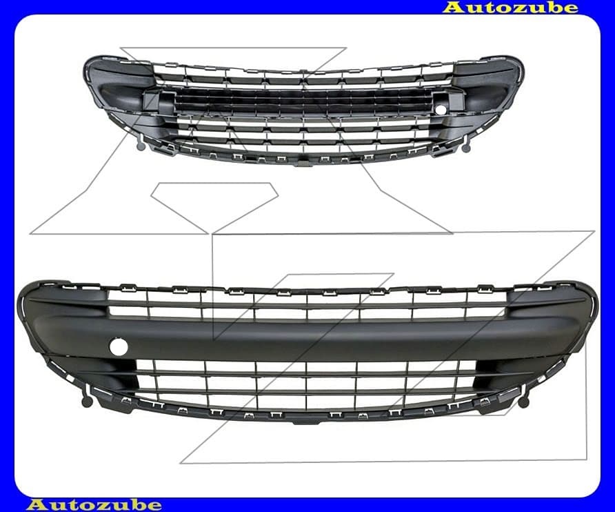 Első lökhárító rács középső Első lökhárító rács középső