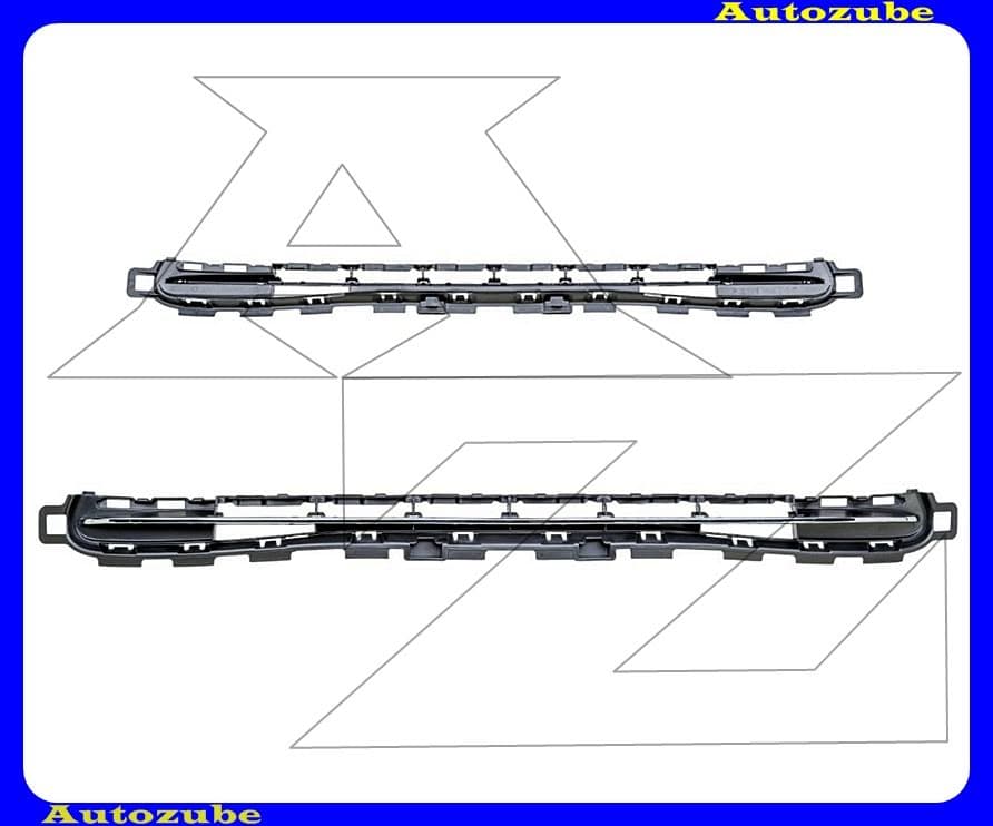 Első lökhárító rács középső felső, krómdíszléccel Első lökhárító rács középső felső, krómdíszléccel