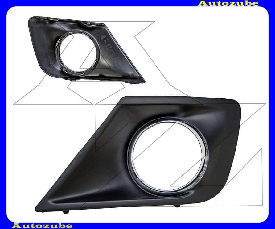 Első lökhárító rács bal, ködlámpás, krómgyűrűvel Első lökhárító rács bal, ködlámpás, krómgyűrűvel