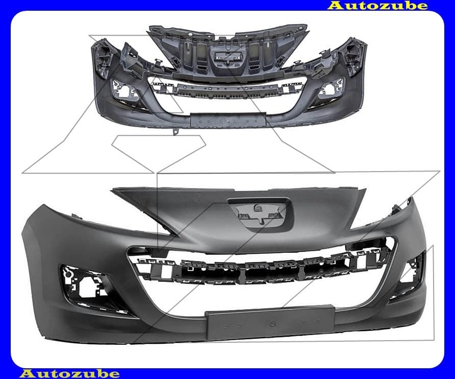 Első lökhárító alapozott Első lökhárító alapozott