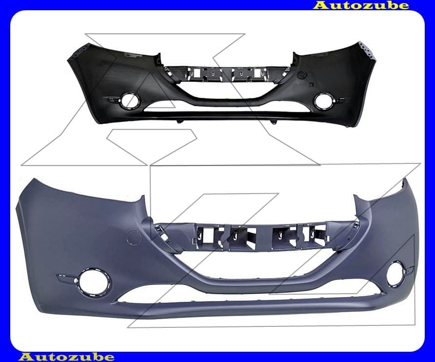 Első lökhárító alapozott Első lökhárító alapozott