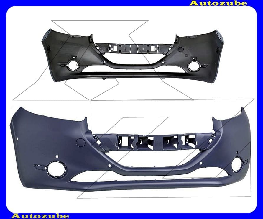 Első lökhárító alapozott, szenzoros Első lökhárító alapozott, szenzoros