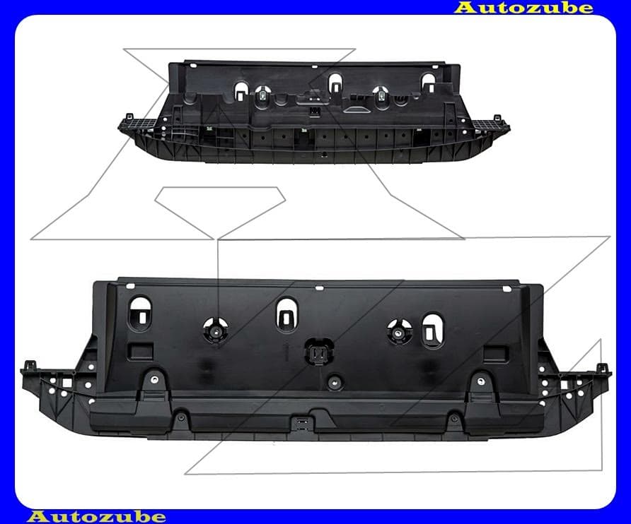 Első lökhárító alatti burkolat Első lökhárító alatti burkolat