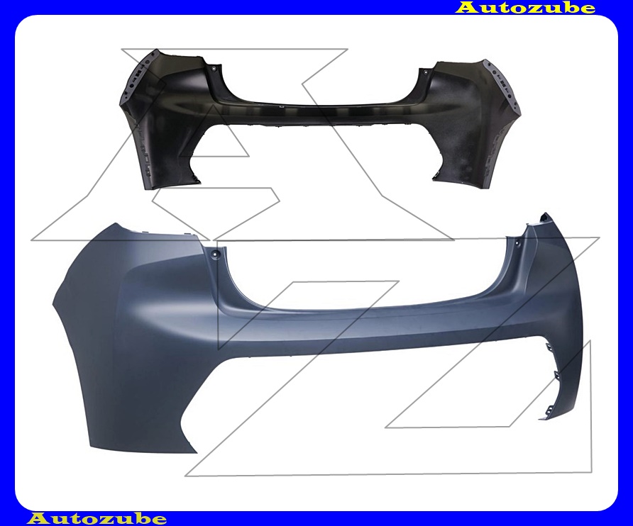 Hátsó lökhárító alapozott Hátsó lökhárító alapozott