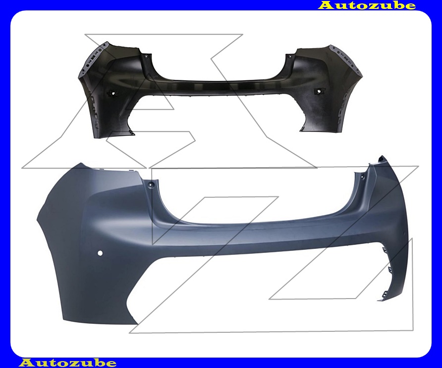 Hátsó lökhárító alapozott 2 szenzoros Hátsó lökhárító alapozott 2 szenzoros