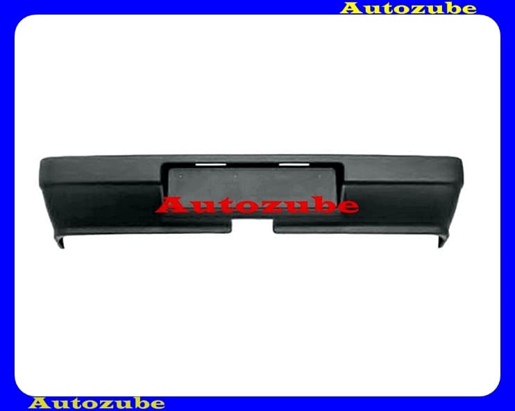 Hátsó lökhárító komplett, fekete Hátsó lökhárító komplett, fekete