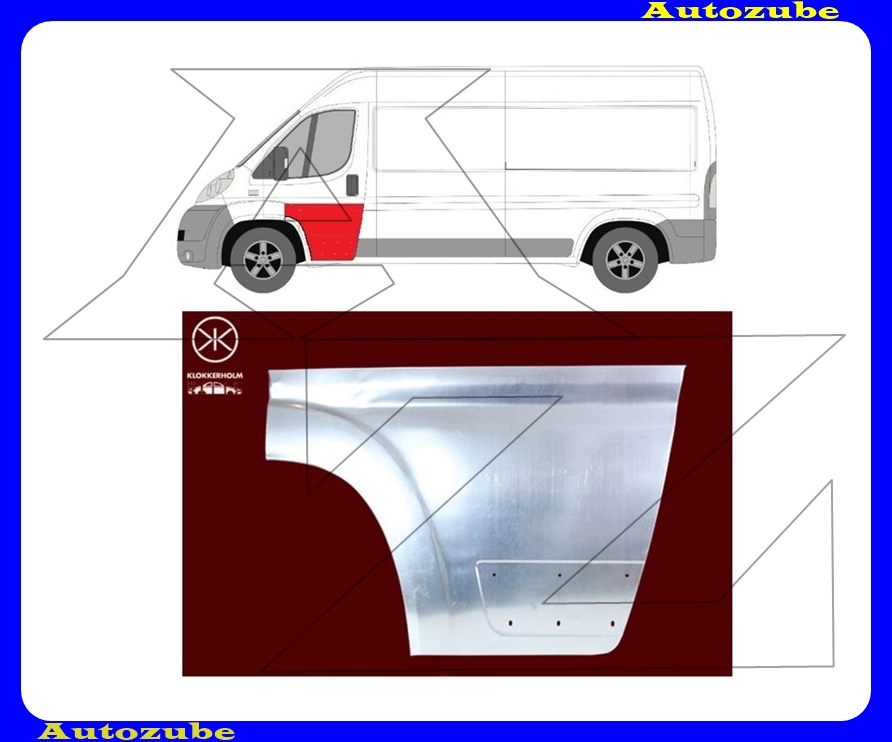 Ajtóborítás bal első alsó rész 