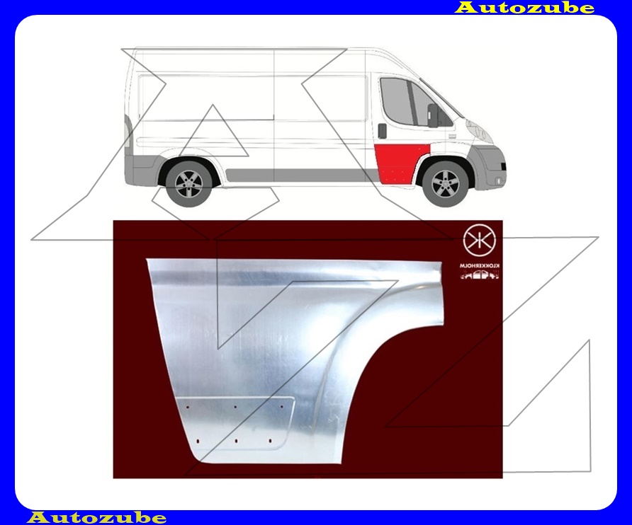 Ajtóborítás jobb első alsó rész 