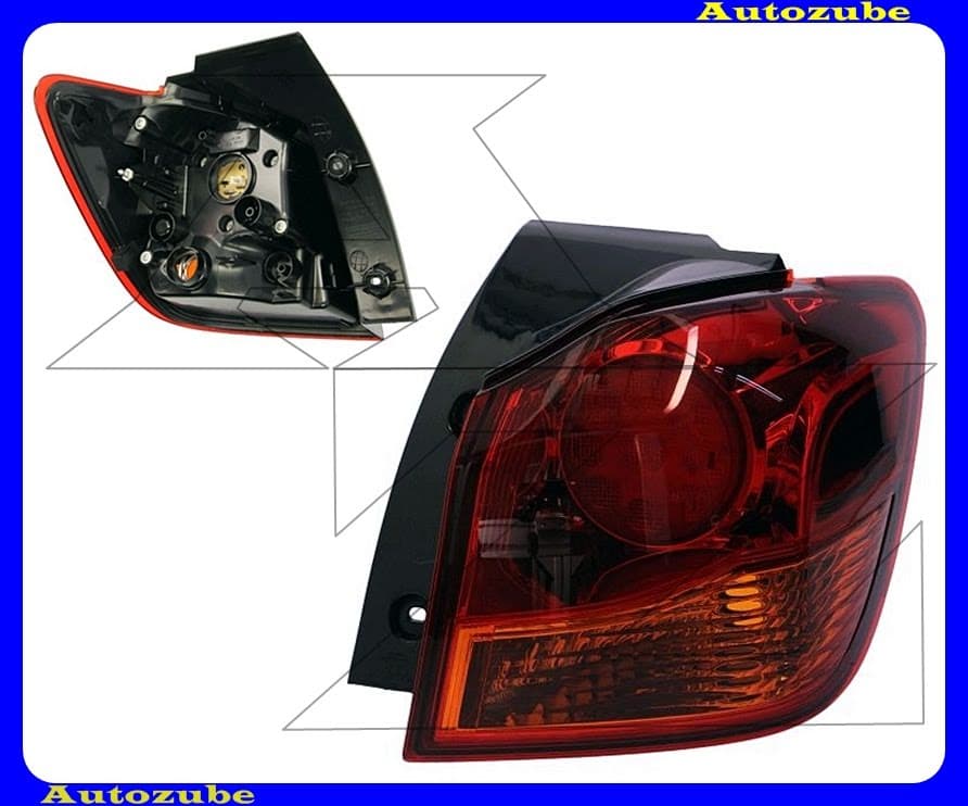Hátsó lámpa jobb külső Hátsó lámpa jobb külső