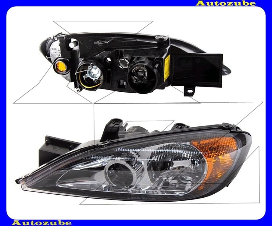 Fényszóró bal (H7/H1) (motor nélkül) {DEPO} Fényszóró bal (H7/H1) (motor nélkül) {DEPO}