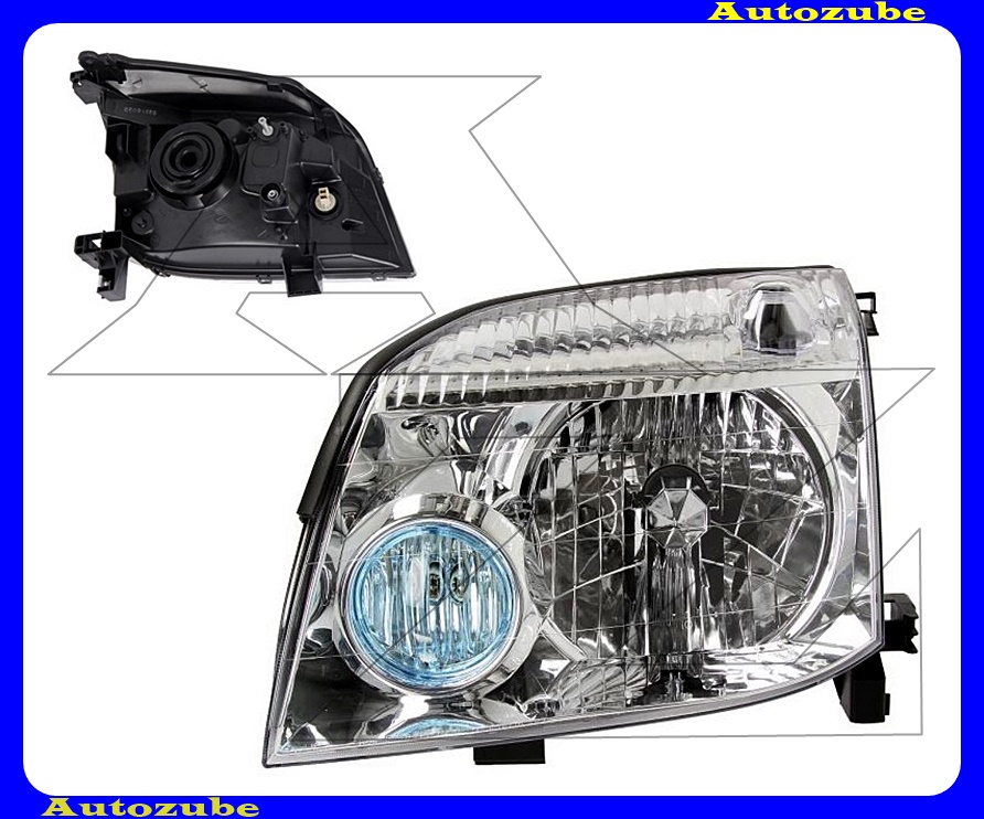 Fényszóró bal (H4) manuális {DEPO} Fényszóró bal (H4) manuális {DEPO}