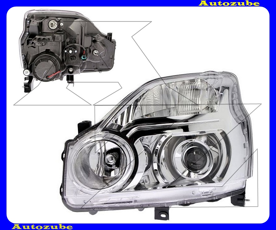 Fényszóró bal XENON (D2S) motorral (izzó és elektronika nélkül) {DEPO} Fényszóró bal XENON (D2S) motorral (izzó és elektronika nélkül) {DEPO}
