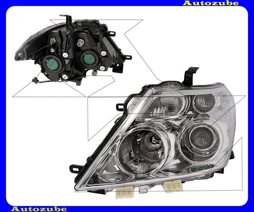 Fényszóró bal (H11)/H9) manuális /RENDELÉSRE/ Fényszóró bal (H11)/H9) manuális /RENDELÉSRE/