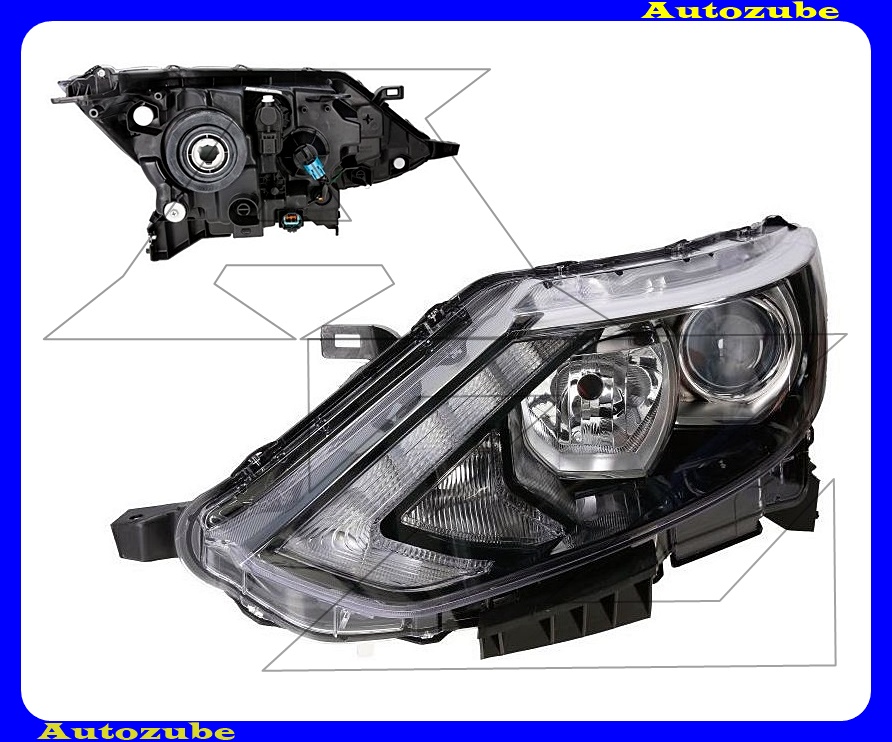 Fényszóró bal (H7/H11/LED) nappali fénnyel, motorral {DEPO} Fényszóró bal (H7/H11/LED) nappali fénnyel, motorral {DEPO}