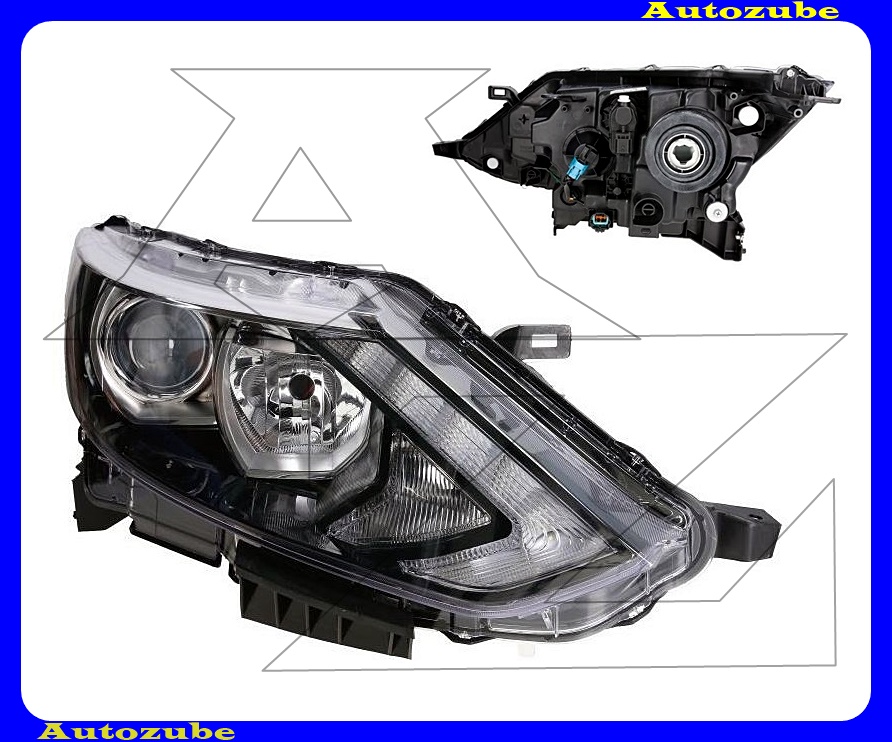 Fényszóró jobb (H7/H11/LED) nappali fénnyel, motorral {DEPO} Fényszóró jobb (H7/H11/LED) nappali fénnyel, motorral {DEPO}